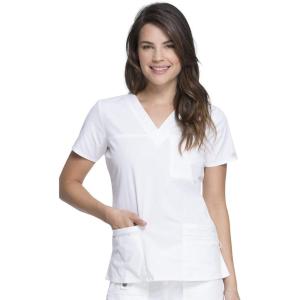 imageDickies Gen Flex Women Scrubs Top VNeck 817455White