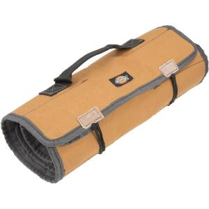 imageDickies Large WrenchScrewdriver Organizer Roll for Mechanics 23 Tool Pockets Durable Canvas Construction 26 in x 1425 in Unrolled BlackGrey
