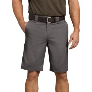 imageDickies Mens 11 Inch Relaxed Fit Stretch Twill Work ShortGravel Gray V1