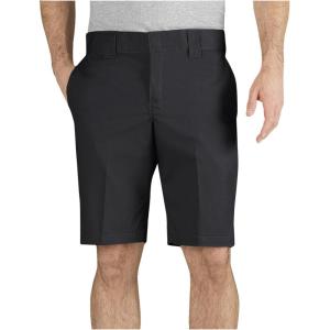 imageDickies Mens 11Inch Slim Fit Stretch Work Shorts  Lightweight Uniform Shorts for Men with Flat Front Utility DesignBlack V1