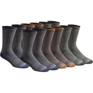 imageDickies Mens DriTech Original Moisture Control Crew Socks Available in MXXL 6 12 18 PairsHeathered Colors 12 Pairs