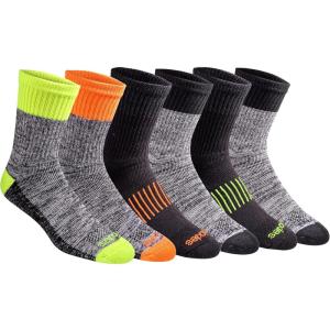 imageDickies Mens Dritech Moisture Control Midcrew Comfort Length Socks Available in Mxl 6 12 PairsComfort Length Hivis Assorted 6 Pairs