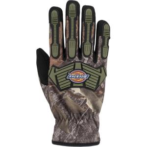 imageDickies Synthetic Leather Work Gloves Men Impact Resistant  Thinsulate  Mechanic Tactical Gloves Brown Camo