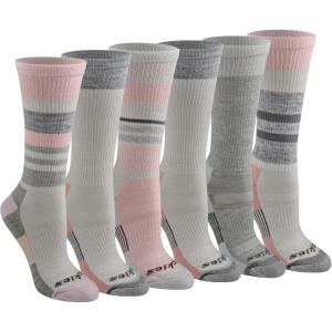 imageDickies Womens Dritech Fashion Moisture Control Crew Socks Available in SXL 5 6 12 PairsGrey Mountain 6 Pairs