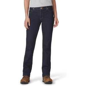 imageDickies Womens Perfect Shape Denim JeanStraight StretchRinsed Indigo Blue