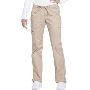 imageGen Flex Scrubs for Women Stretch Drawstring Cargo Pants for Women DK100Dark Khaki