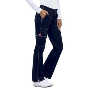 imageGen Flex Scrubs for Women Stretch Drawstring Cargo Pants for Women DK100Dnavy
