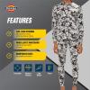 imageDickies Mens Base Layer 2 Piece Performance Cold Weather Long Johns Underwear Set for MenPerformance Camo