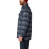 imageDickies Mens Big ampamp Tall Water Repellent FleeceLined Flannel Shirt JacketDark NavyDark Denim Plaid