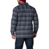 imageDickies Mens Big ampamp Tall Water Repellent FleeceLined Flannel Shirt JacketDark NavyDark Denim Plaid