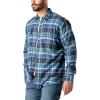imageDickies Mens Long Sleeve Flex Flannel ShirtDark Denim