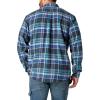 imageDickies Mens Long Sleeve Flex Flannel ShirtDark Denim
