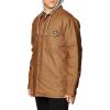 imageDickies Mens Relaxed Fit Icon Hooded Quilted Shirt JacketBrown