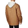 imageDickies Mens Relaxed Fit Icon Hooded Quilted Shirt JacketBrown Duck