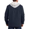 imageDickies Mens Relaxed Fit Icon Hooded Quilted Shirt JacketDark Navy