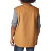 imageDickies Mens Relaxed Fit Sherpa Lined Duck VestRinsed Brown Duck V1