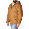 imageDickies Mens Sanded Duck Sherpa Lined Hooded JacketBrown Duck V1