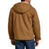 imageDickies Mens Sanded Duck Sherpa Lined Hooded JacketBrown V1