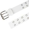 imageDickies Womens Leather Casual BeltWhite Grommet
