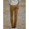 imageDickies Womens Slim Straight Stretch Duck Carpenter PantRinsed Brown Duck