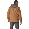 imageDickies mens Fleece Hooded Duck Shirt Jacket With HydroshieldBrown Duck