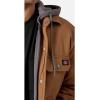 imageDickies mens Fleece Hooded Duck Shirt Jacket With HydroshieldBrown Duck