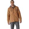 imageDickies mens Fleece Hooded Duck Shirt Jacket With HydroshieldBrown Duck