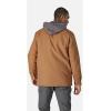 imageDickies mens Fleece Hooded Duck Shirt Jacket With HydroshieldBrown Duck