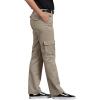 imageDickies womens Relaxed Fit Stretch Cargo Straight Leg PantDesert Sand V1