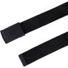 imageDickies womens Tonal Plaque Buckle Fabric BeltBlack