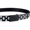 imageDickies womens Tonal Plaque Buckle Fabric BeltBlack Logo