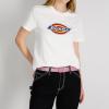 imageDickies womens Tonal Plaque Buckle Fabric BeltPink Logo