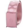 imageDickies womens Tonal Plaque Buckle Fabric BeltPink Logo