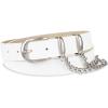 imageDickies Womens Leather Casual BeltWhite Chain