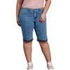 imageDickies Womens PlusSize Slim Fit 13quot Denim 5Pocket Cargo Short  Plus