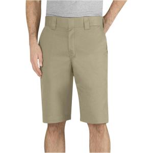 imageDickies Mens 11 Inch Regular Fit Stretch Twill Work Short  Durable Cargo Style Shorts for Construction Outdoor Daily WearDesert Sand V1