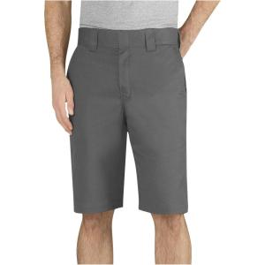 imageDickies Mens 11 Inch Regular Fit Stretch Twill Work Short  Durable Cargo Style Shorts for Construction Outdoor Daily WearGravel Gray V1