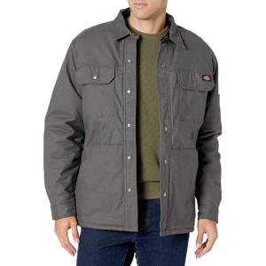 imageDickies Mens BigTall Flex Duck Shirt JacketSlate V1