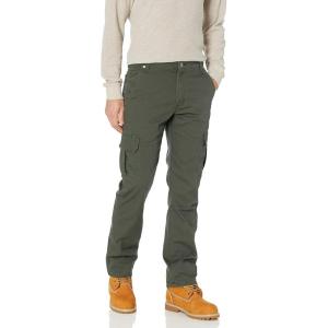 imageDickies Mens Regular Fit Duck Cargo PantsStonewash Olive Green