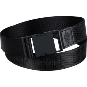 imageDickies Womens Adjustable Fit Fabric Web Streetwear Belt with Speed Clip BuckleBlack