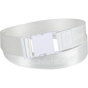 imageDickies Womens Adjustable Fit Fabric Web Streetwear Belt with Speed Clip BuckleWhite