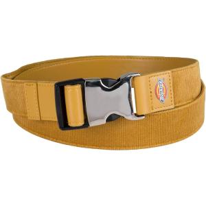 imageDickies Womens Adjustable Fit Fabric Web Streetwear Belt with Speed Clip BuckleYellow Cord