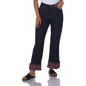 imageDickies Womens Flannel Lined JeanStnwashd Vintge Bl