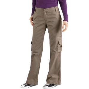 imageDickies Womens Relaxed Cargo PantRinsed Pebble Brown
