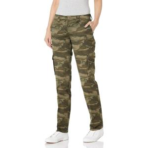 imageDickies womens Relaxed Fit Stretch Cargo Straight Leg PantLight Sage Camo V1