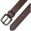 imageDickies mens Genuine Leather Belt  Durable Casual Style Regular amp Big and Tall SizesBrown