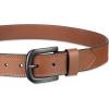 imageDickies mens Genuine Leather Belt  Durable Casual Style Regular amp Big and Tall SizesTan