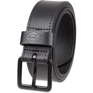 imageDickies mens Genuine Leather Belt  Durable Casual Style Regular amp Big and Tall SizesBlack Grommet
