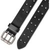 imageDickies Mens Double Prong Leather Work Belt  Fully Adjustable Regular amp Big and Tall SizesBlack