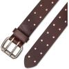 imageDickies Mens Double Prong Leather Work Belt  Fully Adjustable Regular amp Big and Tall SizesBrown